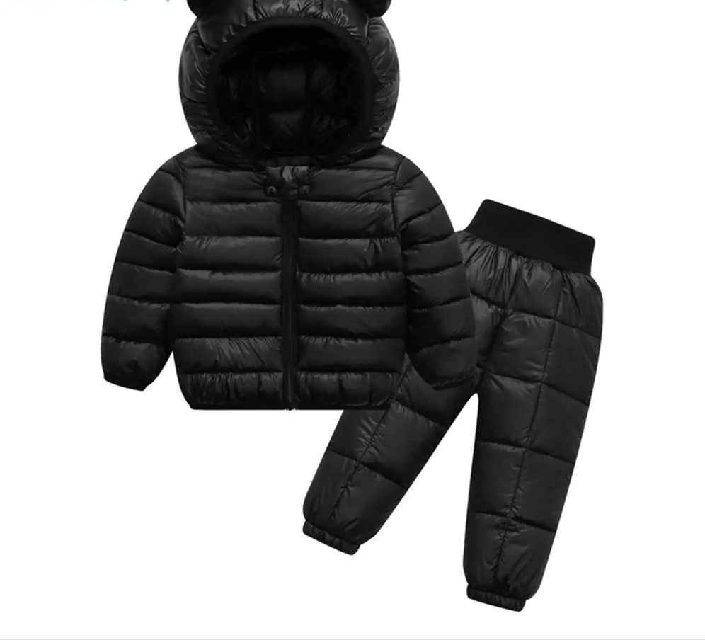 Adorable BearEar Winter Snowsuit for Toddlers